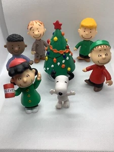 Peanuts Mini Figurenset Weihnachten Sternennachtszene Set 7 Figuren 2012 - Bild 1 von 7