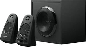 Logitech Z623 - 400 Watt Home Speaker System (3-Piece) - 2.1 Channel - Black - Picture 1 of 6