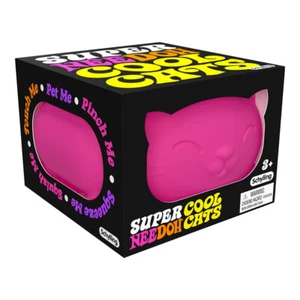 Schylling Super Nee Doh Cool Cats Kids Squishy/Squeeze Toy 12cm Assorted 3y+ - Picture 1 of 8