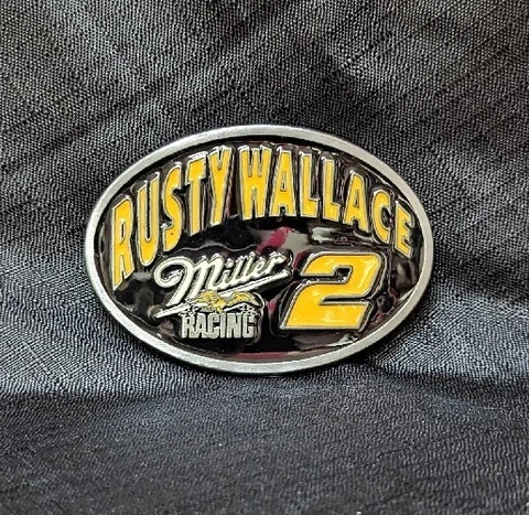 Rusty Wallace Collector Edition Belt Buckle Numbered Cover