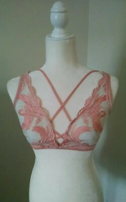 Bralette de encaje íntimo HONEYDEW talla mediana Stardust rosa 58050 nuevo sin etiquetas   Foto 1 de 4