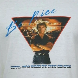 T-shirt Roadhouse Patrick Swayze - BebNice Until it's Time to Not Be Nice - Foto 1 di 2
