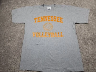 Camiseta De Colección Tennessee Volunteers Para Hombres Grande Gris Voleibol Hecha en EE. UU.  Foto 1 de 4