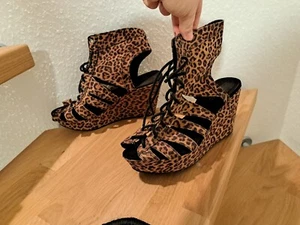 Platou Schuhe Sandalen Leo Muster - Bild 1 von 4