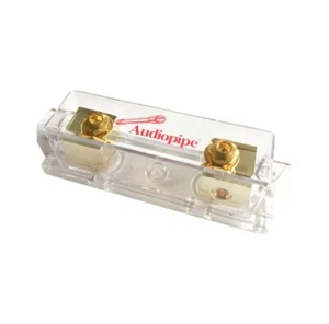 Audiopipe Heavy Duty ANE ANL 24 Kt Gold Finish Fuse Holder Block CQ-1100 - Picture 1 of 1
