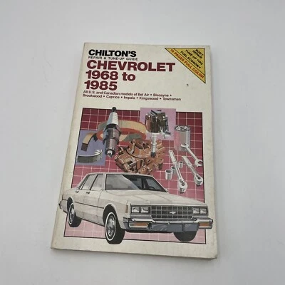 Chevrolet Chilton 1968-1983 manual de reparación Impala Bel Air Caprice Biscayne Foto 1 de 4