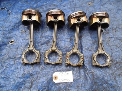 2015 Honda Fit L15B1 VTEC pistons and rods assembly set OEM engine motor L15 - Imagem 1 de 4