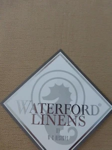 Waterford Linens Donovan Luxury Taupe Bed Shawl $225 NIP - Picture 1 of 7