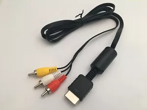 USA SELLER New PS1 Playstation 1 PSX PS One RCA Composite AV Cable TV Cord - Picture 1 of 5
