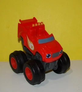 Blaze And The Monster Machines Push Down N Go 5" Blaze Truck Toy 2014 Mattel - Picture 1 of 2