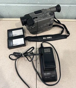 Vintage Bell + Howell 8x  6-48mm VHSC Handheld Camcorder JMJ20910 Gray - Picture 1 of 10