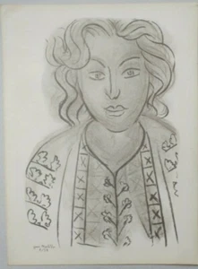 HENRI MATISSE - TETE / PAUL KLEE - D'ENFANT. Original Lithographien VERVE 1939 - Bild 1 von 6