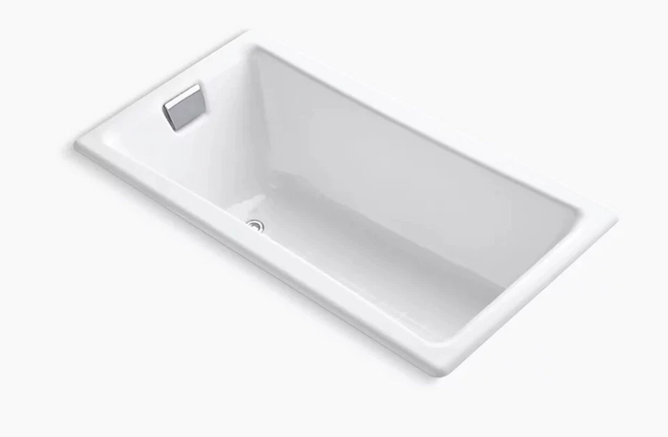 Kohler Tea-for-Two® 60" x 32" drop-in bath K-850-0. Brand New white - Image 1 of 1