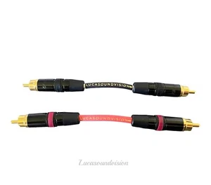 Receptor de cable Van Den Hul The Snowline/amplificador integrado RCA enlaces de puente (par) - Imagen 1 de 4