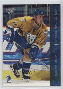 2003-04 ITG Be A Player Memorabilia Sapphire /100 David Legwand #21