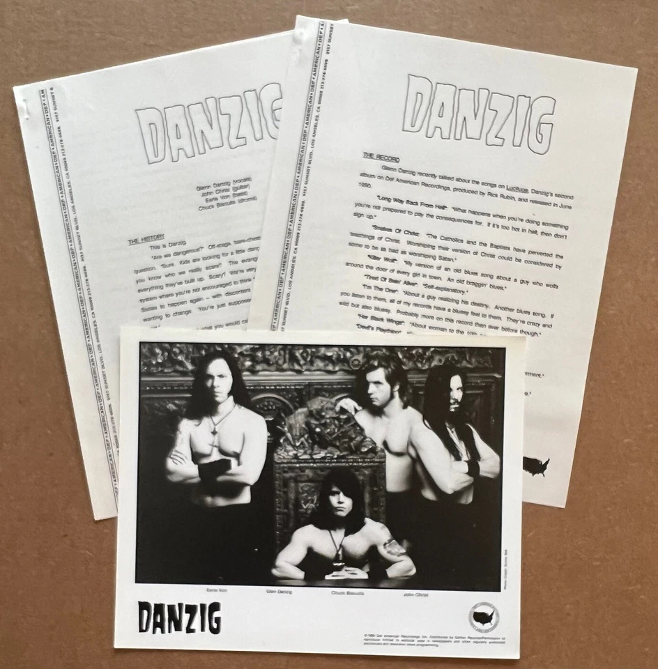 Danzig – Lucifuge RARE promo press kit ‘90 - Image 1 of 1
