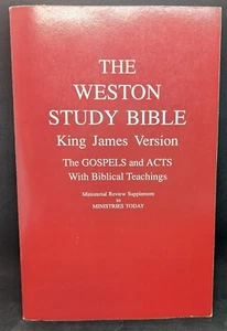 The Weston Study Bible KJV The Gospels And Acts - Picture 1 of 6