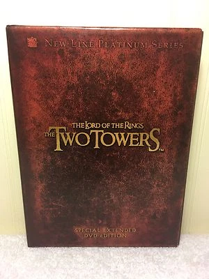 The Lord Of The Rings The Two Towers 4 DVDs Disc Set Special Extended Edition - Image 1 of 4