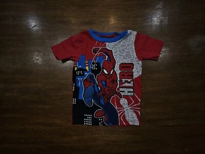Pijama Marvel Spiderman Hero Niños Unisex Talla 6 Resistente al Fuego Solo Top Foto 1 de 4