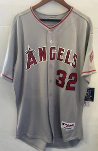 Authentic Majestic Los Angeles Angels Josh Hamilton 32 Jersey Men SZ52 $260 NEW - Picture 1 of 10