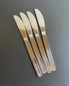 Ikea Stainless Steel IKE10 Lot of 4 Dinner Knives Cutlery Flatware - Picture 1 of 7
