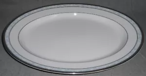 Noritake HAMPSHIRE PLATINUM PATTERN piatto da portata ovale CINA FINE CONTEMPORANEA - Foto 1 di 5