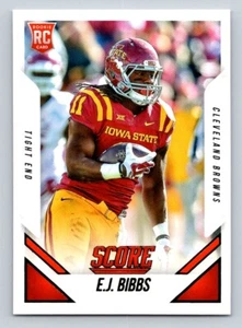 2015 Score 401 E.J. Bibbs Cleveland Browns - Picture 1 of 2