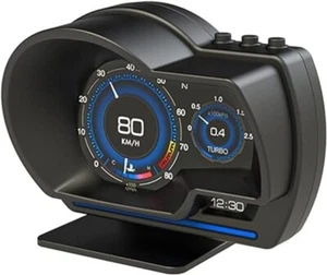 Geloo Head Up Display OBD2 + GPS Dual System Anzeige Smart Auto HUD Digital Tachometer - Bild 1 von 14
