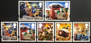GB 2010 CHRISTMAS Wallace and Gromit Stamp Set ex. Miniature Sheet MS3135, MNH - Picture 1 of 1