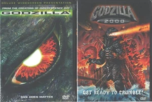 Godzilla 1998+2000 (Doppel) Mathew Boderick-Jean Reno-Takehiro Murata-NEU 2 DVDs - Bild 1 von 1