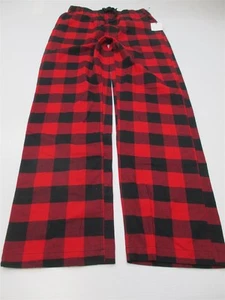 Nuevos pantalones GOODFELLOW para mujer talla S clásicos 100 % algodón rectos rojos/negros - Imagen 1 de 6