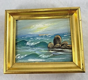 PINTURA MINIATURA PINTADA A MANO PARA CASA DE MUÑECAS HECHA EN ESPAÑA 2,75 X 3,25 IN. - Imagen 1 de 9