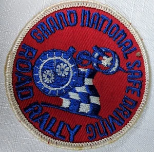 Grand National Safe Driving Rally BSA Boy Scouts Patch 1960s - Picture 1 of 4