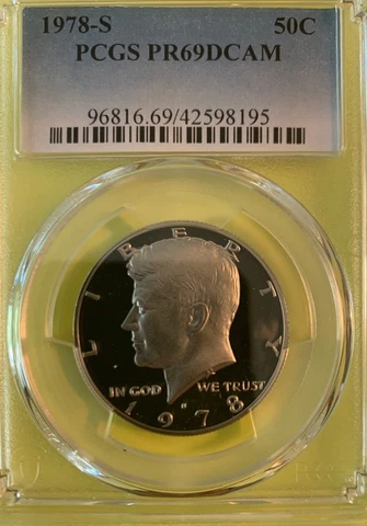 1978-S US Mint Set (PCGS69 and PCGS 70); Five Coins Cover