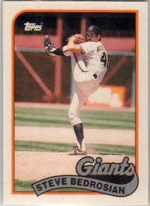 1989 Topps Traded Steve Bedrosian #8T San Francisco Giants