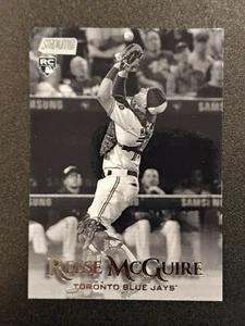 2019 Topps Stadium Club REESE MCGUIRE Black & White Parallel BLUE JAYS #230 RC - Picture 1 of 1