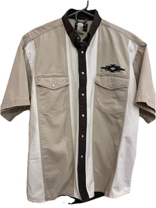 Rustler By Wrangler Vintage Western Shirt Men’s Size L Cowboy Pearl Snap - Picture 1 of 4