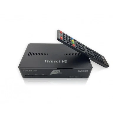 i-CAN S490 set-top box TV Cavo, Ethernet (RJ-45), Satellite HD Nero - Immagine 1 di 3