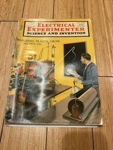 RARE!! ELECTRICAL EXPERIMENTER/SCIENCE AND INVENTION, April , 1920 ( B7) - Bild 1 von 7