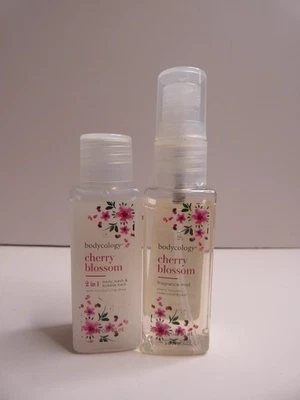 Bodycology Juego de 2 Jabón Corporal de Viaje y Bruma de Fragancia Flor de Cerezo 1 OZ EA Foto 1 de 4