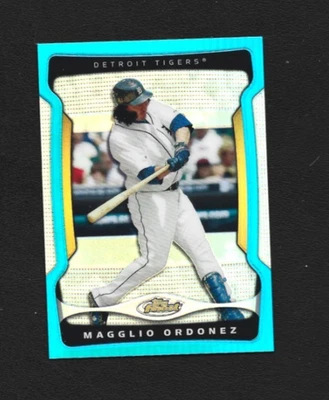2009 Topps Finest Magglio Ordonez #30 Blue Refractor 26/399 Detroit Tigers - Image 1 of 2