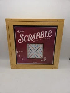Parker Brothers SCRABBLE in Wooden Box Nostalgia Game Series - Picture 1 of 9