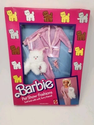Conjunto de Roupas Vintage 1986 Barbie 3660 Pet Show Fashions Roxo Rosa - Imagem 1 de 4