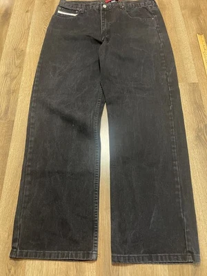 US Polo Assn. Jeans, Para Hombre Talla 38x34, Negro, Denim, Pierna Recta, Lavado Oscuro Foto 1 de 4