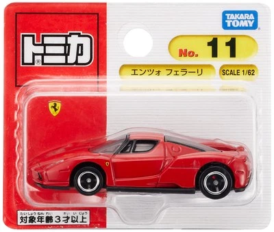 Mini Coche Juguete Takara Tomy Tomica No.11 Enzo Ferrari (Paquete Blister) Edades 3+ Foto 1 de 4