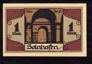 SOLNHOFEN- GERMANY NOTGELD -   1 MARK - Bild 1 von 2