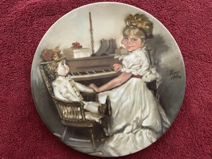 Vintage Richard Zolan "CORA'S RECITAL" Collector Plate # 6072 - Picture 1 of 4