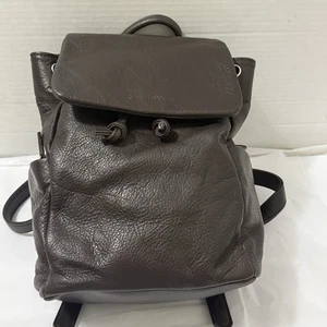 Zaino borsa Liz Claiborne anni 90 pelle ciottolata marrone cioccolato Y2K streetwear - Foto 1 di 14
