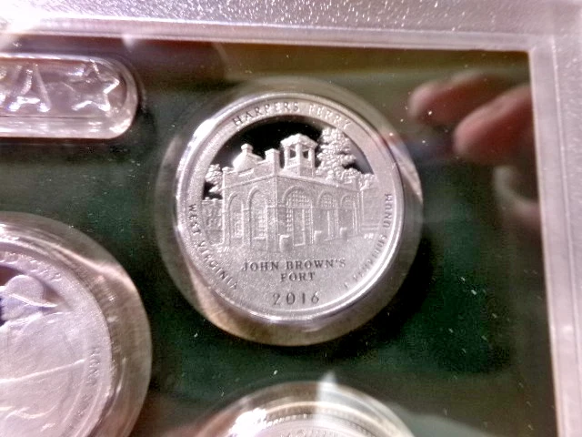 2016-S Silver Quarter "Harpers Ferry" Proof from Silver Proof Set - Image 1 of 1