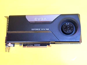 ⚡EVGA GEFORCE GTX 760 2GB GRAPHICS CARD HIGH PERFORMANCE DESKTOP GAMING VIDEO⚡ - Picture 1 of 13